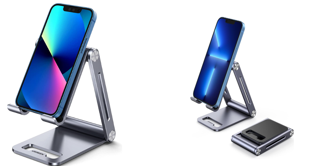 Using a CellPhone Stand in the Kitchen